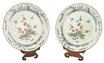 Lot 318 - A Pair of Dutch-Decorated Chinese Porcelain...