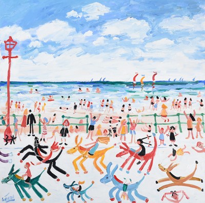 Lot 69 - Simeon Stafford (b.1956) “St Ives” Signed,...