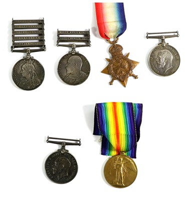 Lot 6 - A Boer War/First World War Group of Four...