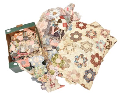 Lot 2172 - Large Late 19th Century Hexagonal Flower Head...