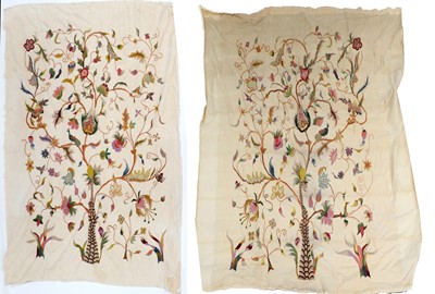 Lot 2187 - Two Similar Mid 20th Century Tree of Life Wool...