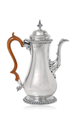Lot 2007 - A George II Silver Coffee-Pot