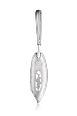 Lot 2045 - A George III Silver Fish-Slice