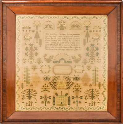 Lot 2146 - An Early 19th Century Needlework Sampler...