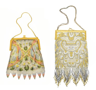 Lot 2232 - A Whiting and Davis Decorative Mesh Purse with...
