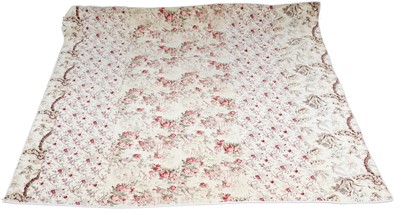 Lot 2190 - Circa 1890 English North Country Strippy Quilt,...
