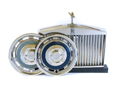 Lot 94 - A Chromed Rolls-Royce Radiator Grille, with an...