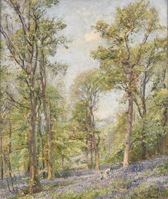 Lot 1066 - Herbert Royle (1870-1958) "A May Morning"...