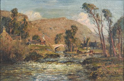 Lot 1067 - Herbert Royle (1870-1958) "Evening Light"...