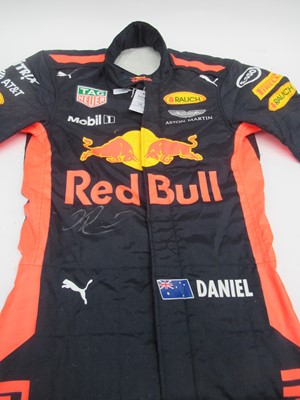 Lot 36 - A 2017 Daniel Ricciardo Signed Formula One Red...