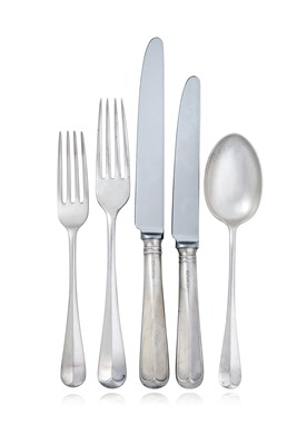 Lot 2060 - A George V and Later Silver Table Service