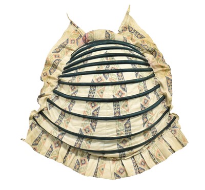 Lot 2052 - Circa 1870-80s Victorian Double Bustle, with a...