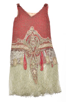 Lot 2032 - Circa 1920s French Drop Waist Dress on a...