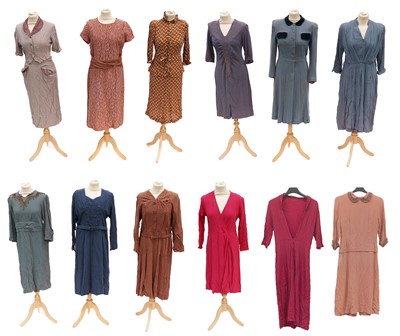 Lot 2101 - Circa 1940-50s Ladies Dress and Two Pieces,...