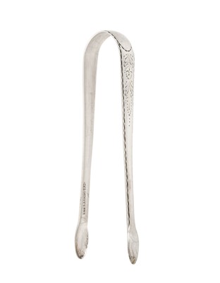 Lot 2051 - A Pair of George III Irish Provincial Silver Sugar-Tongs
