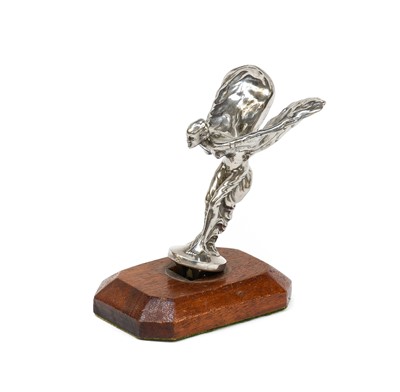 Lot 18 - A Spirit of Ecstasy Chrome Plated Car Mascot,...