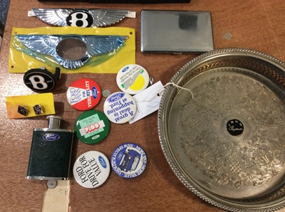 Lot 60 - Automobilia, to include: A Ford Capri silver...