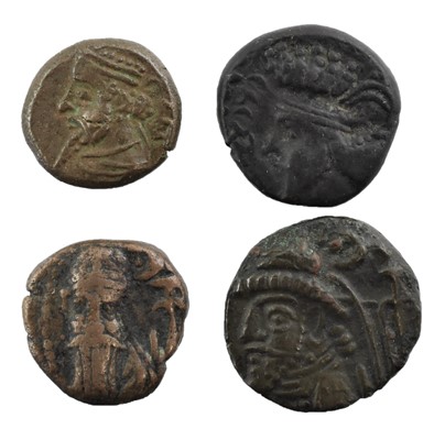 Lot 26 - ♦4 x Kings of Elymais, AE Drachms comprising:...
