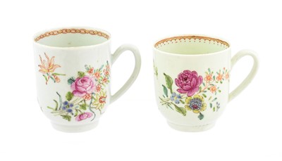 Lot 226 - A Chaffers Liverpool Porcelain Coffee Cup,...