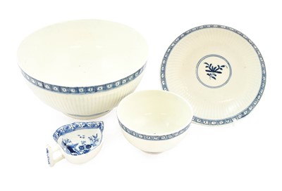Lot 232 - A Lowestoft Porcelain Butter Boat, circa 1785,...