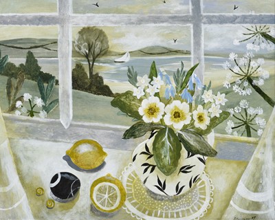 Lot 90 - Sarah Bowman (b.1975) “Spring Flowers” Signed,...