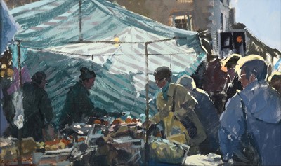 Lot 74 - Gillian Roberts (Contemporary) "Settle Market"...