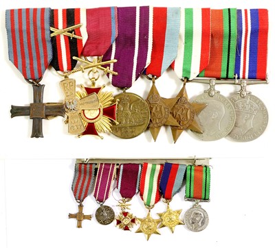 Lot 10 - A Second World War Group of Eight Polish...