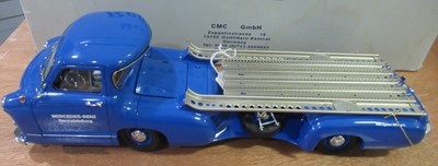 Lot 80A - CMC Mercedes Benz 1954 Renntransporter 1:18 Scale