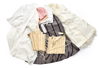 Lot 2067 - Assorted 19th Century Undergarments and...
