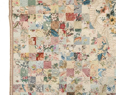 Lot 2073 - Early 20th Century Patchwork Bed Cover,...