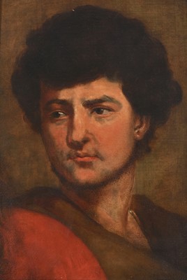 Lot 1117 - British School (18th century) Head study of a...