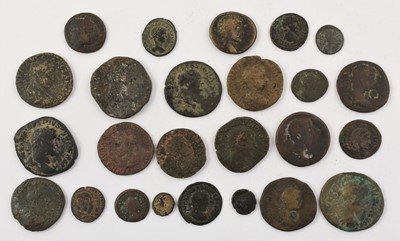 Lot 36 - ♦24 x Roman & Greek AE, to include: 7 x...