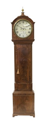 Lot 383 - A Mahogany Eight Day Domestic Longcase...
