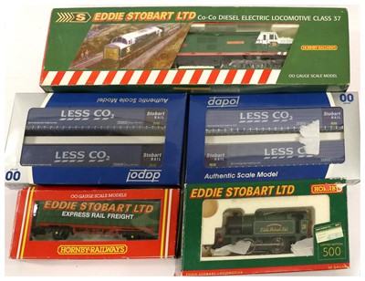 Lot 152 - Hornby OO Gauge R2128 Class 37 Diesel Electric Locomotive Eddie Stobart
