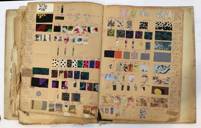 Lot 2151 - Early 20th Century French Fabric Sample Album...