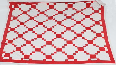 Lot 2171 - Late 19th Century Large Turkey Red and White...
