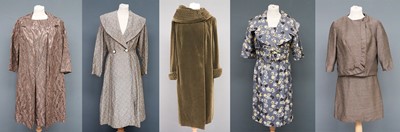 Lot 2115 - Circa 1950s Ladies Suits and Coats, comprising...
