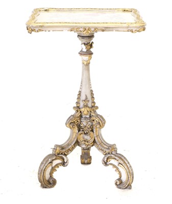 Lot 25 - A Victorian Gilt and Gesso Tripod Table, circa...