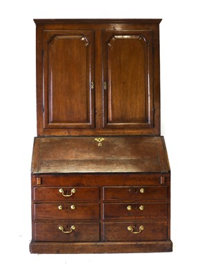 Lot 14 - A George II Oak Bureau, 2nd quarter 18th...