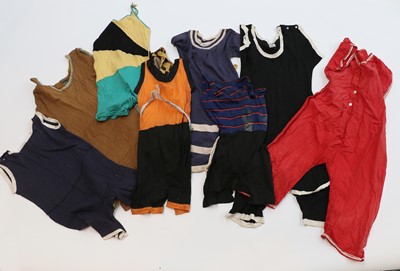 Lot 2097 - Assorted Early 20th Century Bathing Costumes,...