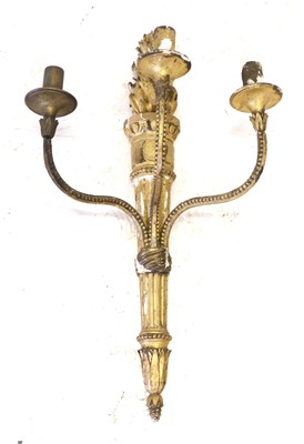 Lot 27 - A George III Giltwood and Gesso Wall Applique,...