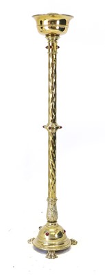 Lot 36 - After Pugin: A Victorian Brass Gothic Style...