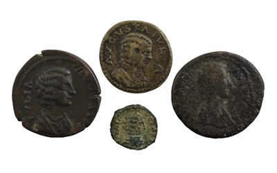 Lot 54 - ♦4 x Roman Provincial - Macedonia, Julia Domna...