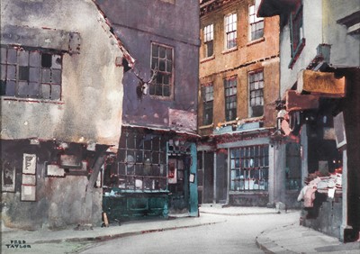 Lot 78 - Fred Taylor (1875-1963) "Entrance to Shambles,...