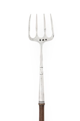 Lot 2034 - A Rare George III Provincial Silver Toasting-Fork