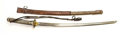 Lot 141 - A Second World War Japanese NCO's Shin Gunto...