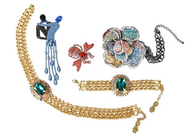 Lot 2253 - Butler & Wilson Jewellery, comprising a double...