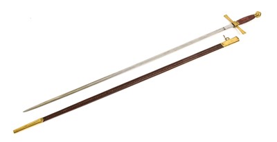 Lot 170 - A Fraternity Type Sword, with 80cm single edge...