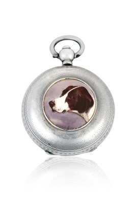 Lot 2073 - An Edward VII Silver and Enamel Sovereign Case