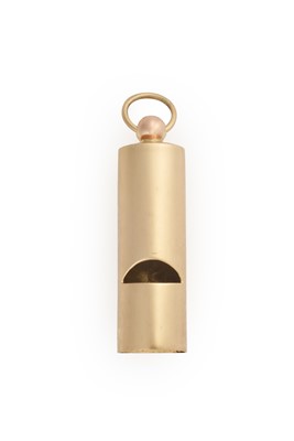 Lot 2087 - A George V Gold Whistle